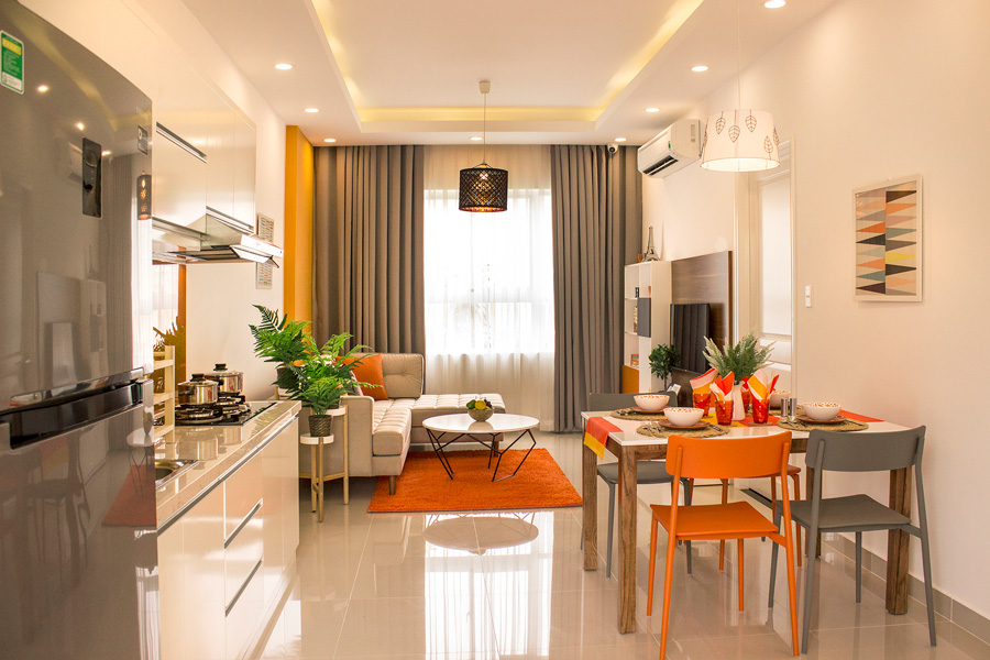 căn hộ mẫu 9view apartment